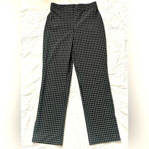 Massimo Fabro Italy Black and White Checkered Women's Trousers Pants Size 6